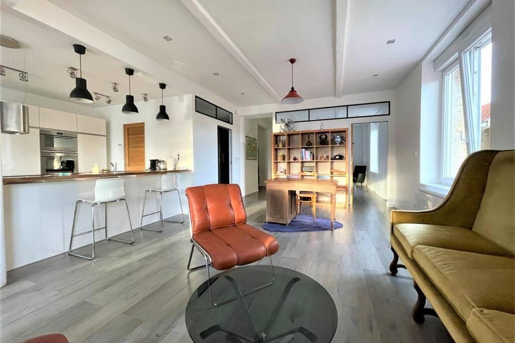 Апартаменты Superbe Loft 100M2 Proche Cathedrale Avec Parking Реймс Экстерьер фото