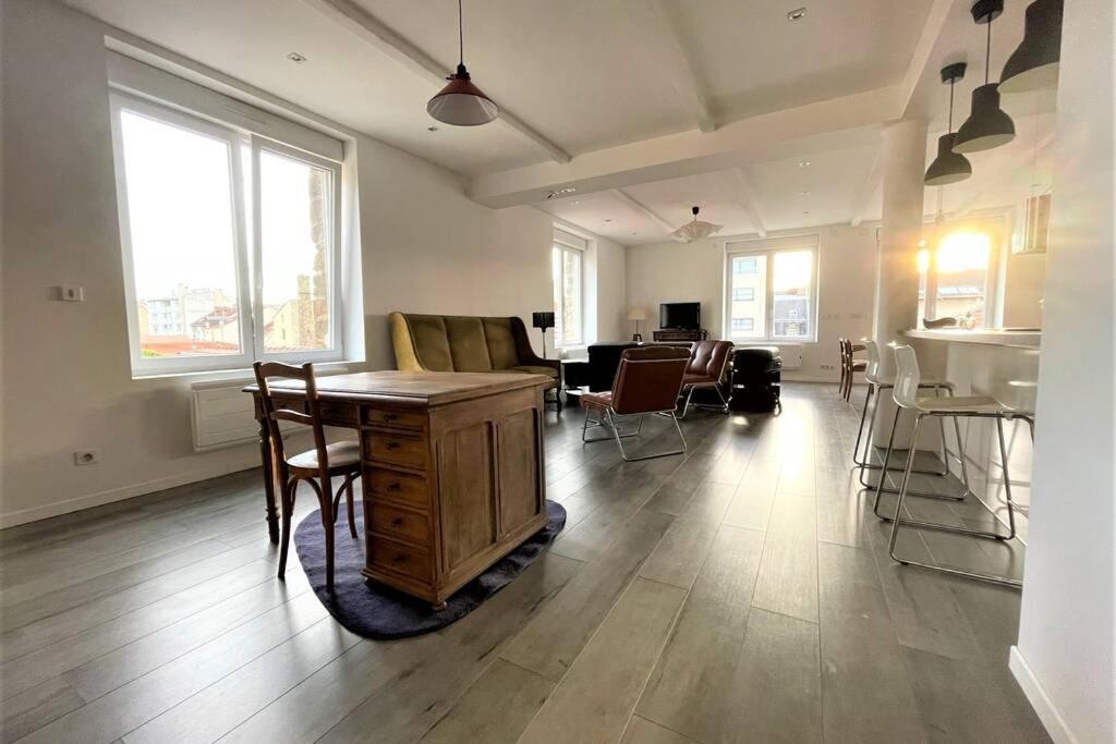 Апартаменты Superbe Loft 100M2 Proche Cathedrale Avec Parking Реймс Экстерьер фото