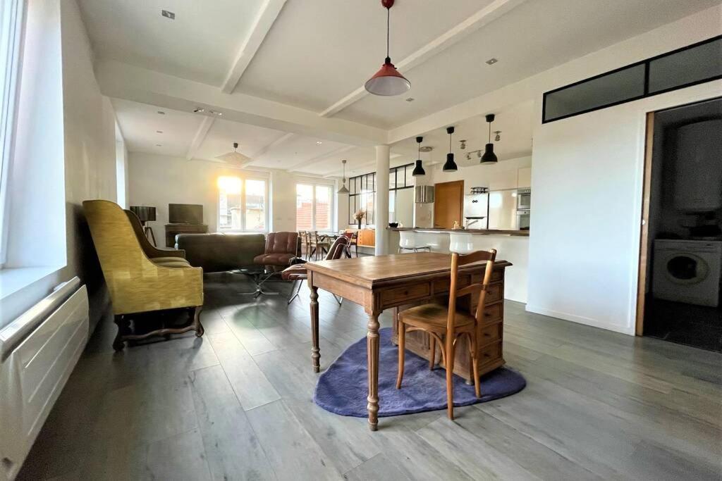 Апартаменты Superbe Loft 100M2 Proche Cathedrale Avec Parking Реймс Экстерьер фото